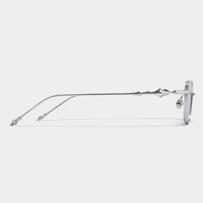 Pre-owned Gentle Monster Atomic 02(b) Silver_sdfzsb9uekcm / Fedex