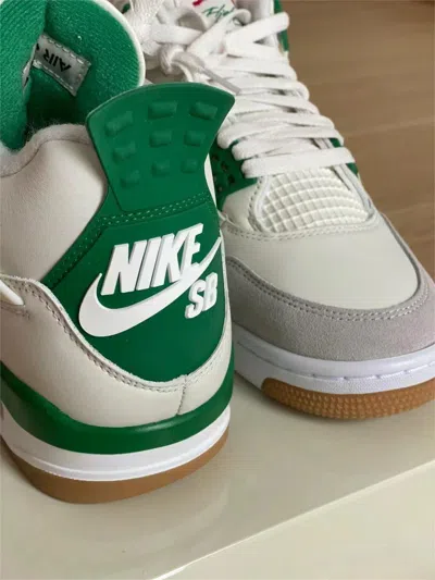 Pre-owned Nike Sb X Air Jordan 4 'pine Green' Dr5415-103 Men's Sneaker Free Shipping 10-11