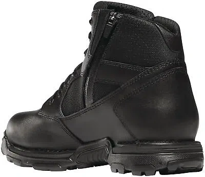 Pre-owned Danner Striker Bolt Mens Black Leather Side-zip 6in Military Boots
