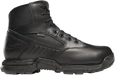 Pre-owned Danner Striker Bolt Mens Black Leather Side-zip 6in Military Boots