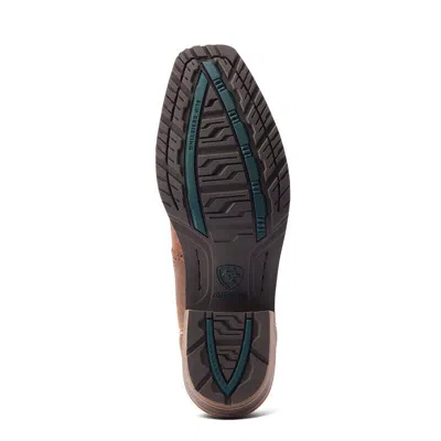 Pre-owned Ariat Men's Style No. 10044565 Hybrid Roughstock Square Toe Western Boot In Brown