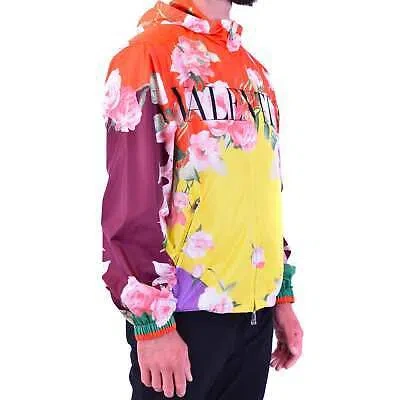 Pre-owned Valentino Flying Flowers Jacket In Red