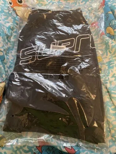 Pre-owned Supreme Curve Nylon Shorts Black Ss24 Size Large Deadstock In Hand