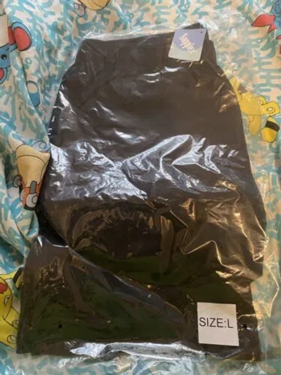 Pre-owned Supreme Curve Nylon Shorts Black Ss24 Size Large Deadstock In Hand