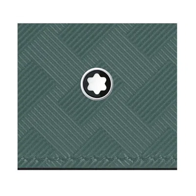Pre-owned Montblanc Extreme 3.0 Leather 6cc Card Holder Case Cover Wallet Purse Men Women In Green
