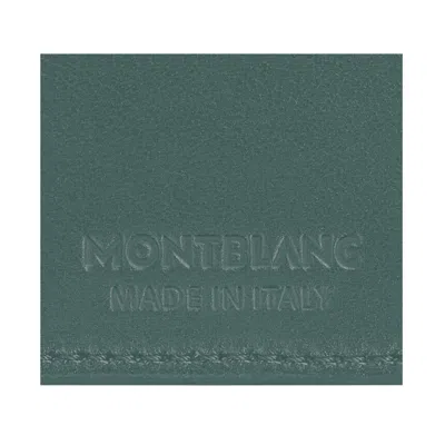 Pre-owned Montblanc Extreme 3.0 Leather 6cc Card Holder Case Cover Wallet Purse Men Women In Green