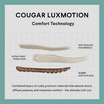 Pre-owned Cougar Women's Sayah Luxmotion Waterproof Sneaker Black/white - Sayah-black-whit