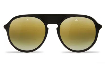 Pre-owned Vuarnet Sunglasses Vl170900017184 Vl1709 Ice 1709 Black + Skilynx Mineral Lens In Green