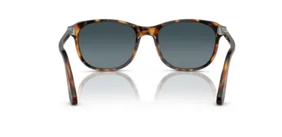 Pre-owned Persol 0po1935s 1052s3 Madreterra/blue Gradient Polarized Unisex Sunglasses In Green