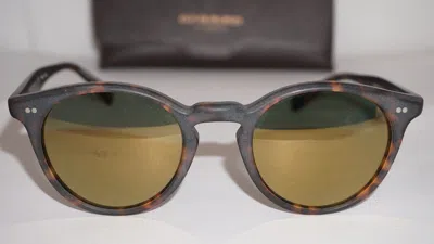 Pre-owned Oliver Peoples Sunglasses Romare Sun Sable Tortoise Ov5459su 1454o8 50 22 145 In Green