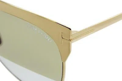 Pre-owned Tom Ford Sunglasses Ft0707 Winter 30g Gold Plated Limited Edition