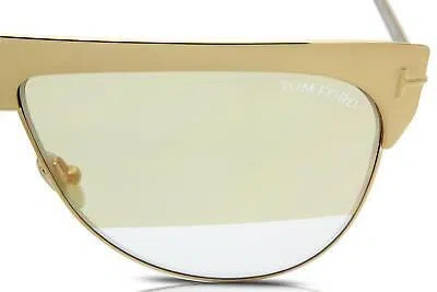 Pre-owned Tom Ford Sunglasses Ft0707 Winter 30g Gold Plated Limited Edition