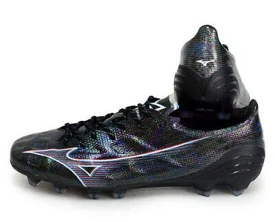 Pre-owned Mizuno Alpha Black / Ignition Red P1ga2360 01 Soccer Japan With Box