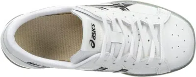 Pre-owned Asics Weight Lifting Shoes Leather 1163a006 White Black With Box From Japan