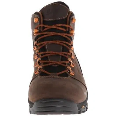 Pre-owned Danner Men's Vicious 4.5 Inch Non Metallic Toe Work Boot, Brown/orange