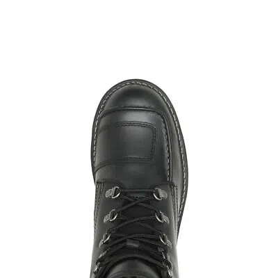 Pre-owned Harley-davidson Men's 5" Hagerman Riding Boot Black - D93469, Black