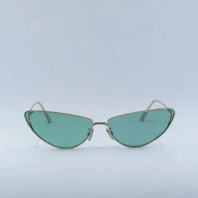 Pre-owned Dior Miss B1u B0o0 Gold/green 63-14-135 Sunglasses Authentic