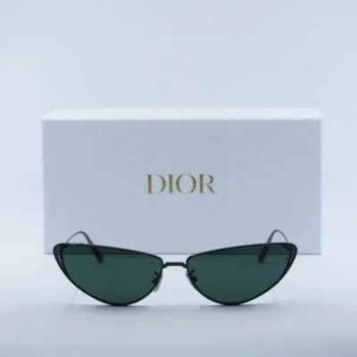 Pre-owned Dior Miss B1u H4c0 Gunmetal/green 63-14-135 Sunglasses Authentic