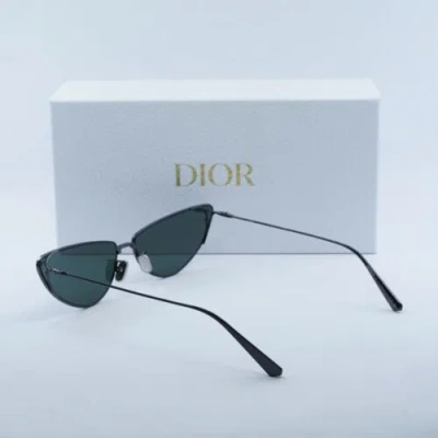Pre-owned Dior Miss B1u H4c0 Gunmetal/green 63-14-135 Sunglasses Authentic