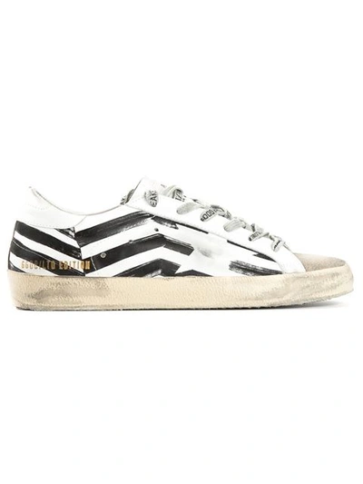 Golden Goose White Flag Superstar Sneakers