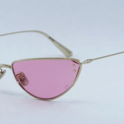 Pre-owned Dior Miss B1u B0n0 Gold/pink 63-14-135 Sunglasses