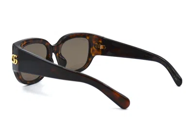 Pre-owned Gucci Gg1599sa 002 Havana Brown Women's Authentic Sunglasses 52-20-135
