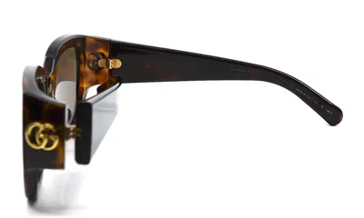 Pre-owned Gucci Gg1599sa 002 Havana Brown Women's Authentic Sunglasses 52-20-135