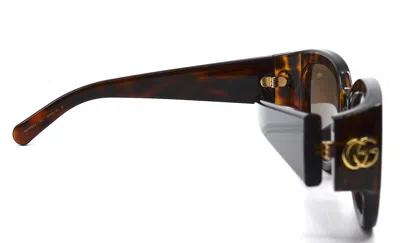 Pre-owned Gucci Gg1599sa 002 Havana Brown Women's Authentic Sunglasses 52-20-135