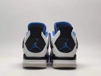 Pre-owned Jordan Nike Air  4 Retro Motorsports 308497-117 Basketball Shoes Mens In White