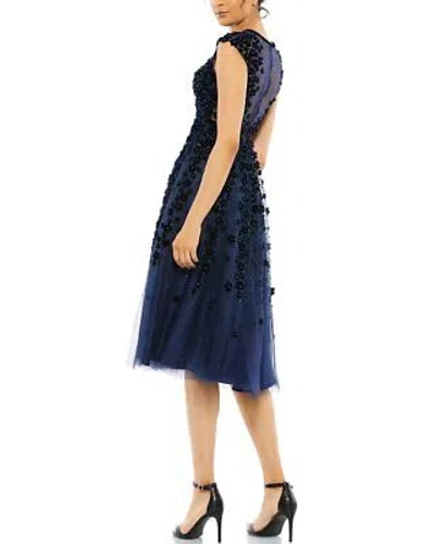 Pre-owned Mac Duggal Cocktail Dress Women's In Midnight