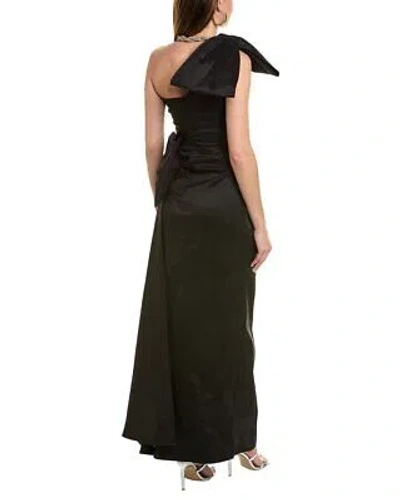 Pre-owned Rachel Gilbert Fauve Gown Women's In Black