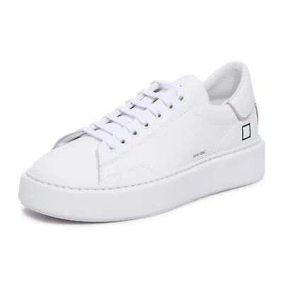 Pre-owned Date 5939au Sneaker Donna D.a.t.e. Sfera Woman Shoes In Bianco