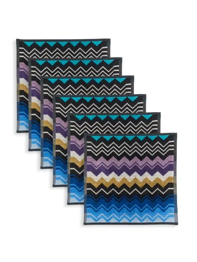 Shop Missoni Home Giacomo Towel Collection In Turchese Multicolor