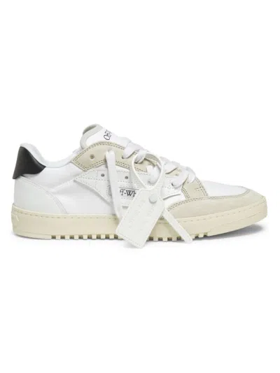 Shop Off-white Men's 5.0 Low-top Sneakers In White Black