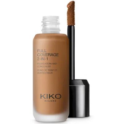 Shop Kiko Milano Full Coverage 2-in-1 Foundation And Concealer 25ml (various Shades) - 110 Neutral