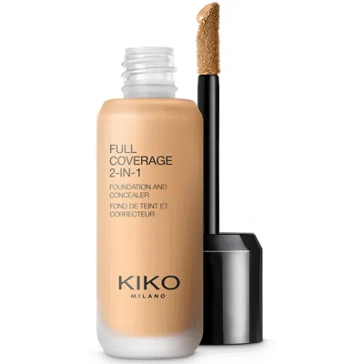 Shop Kiko Milano Full Coverage 2-in-1 Foundation And Concealer 25ml (various Shades) - 50 Olive