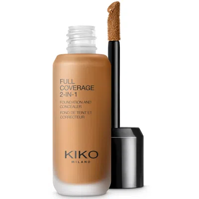 Shop Kiko Milano Full Coverage 2-in-1 Foundation And Concealer 25ml (various Shades) - 105 Olive