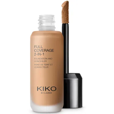 Shop Kiko Milano Full Coverage 2-in-1 Foundation And Concealer 25ml (various Shades) - 95 Neutral Rose