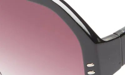 Shop Vince Camuto Glam Gradient Geo Sunglasses In Black