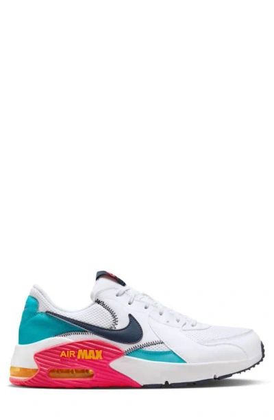 Shop Nike Air Max Excee Sneaker In White/ Thunder Blue/ Cactus