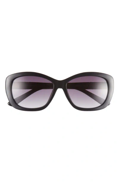 Shop Vince Camuto 56mm Oval Sunglasses In Black