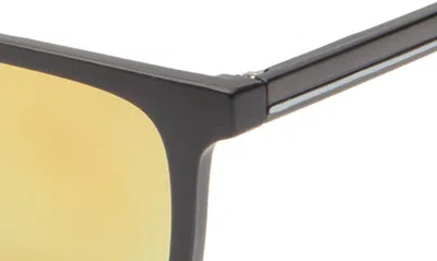 Shop Vince Camuto Mirror Square Sunglasses In Black