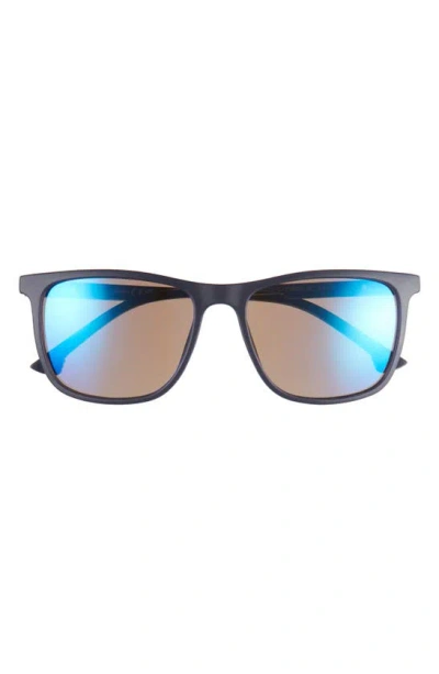 Shop Vince Camuto Mirror Square Sunglasses In Blue