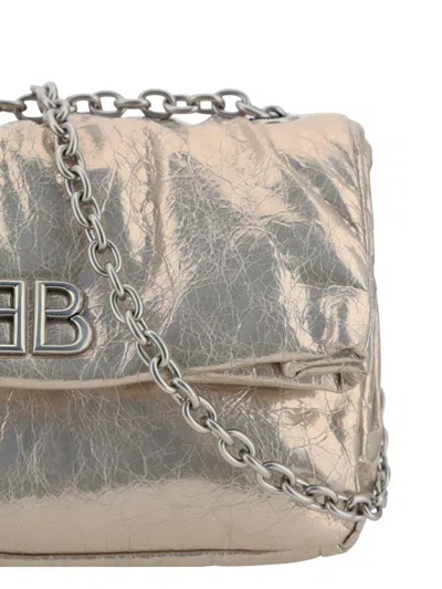 Shop Balenciaga Shoulder Bags In Stone Beige