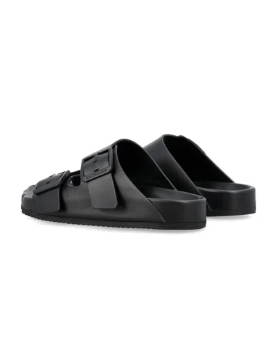 Shop Balenciaga Sunday Sandal In Black