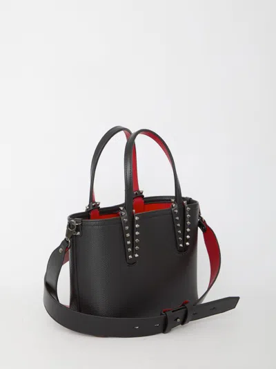 Shop Christian Louboutin Cabata E/w Mini Bag In Black