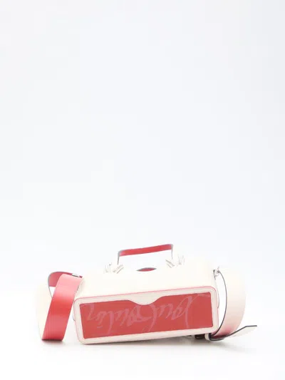 Shop Christian Louboutin Cabata E/w Mini Bag In Cream