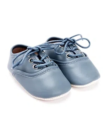 Shop Zeebrakids Unisex Classic Lace Up Shoe - Baby In Marlin Blue