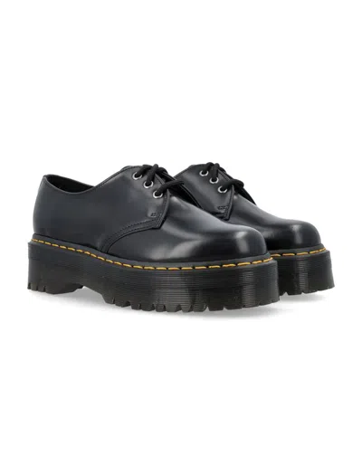 Shop Dr. Martens' Dr. Martens Quad Laced Shoes In Black