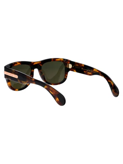 Gucci Gg1517s Sunglasses In 003 Havana Havana Green